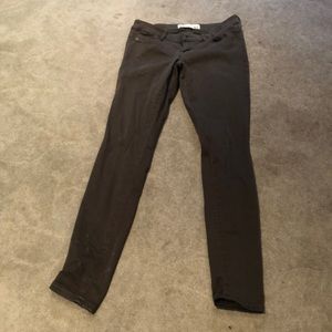 Green High Waist Jegging from Garage